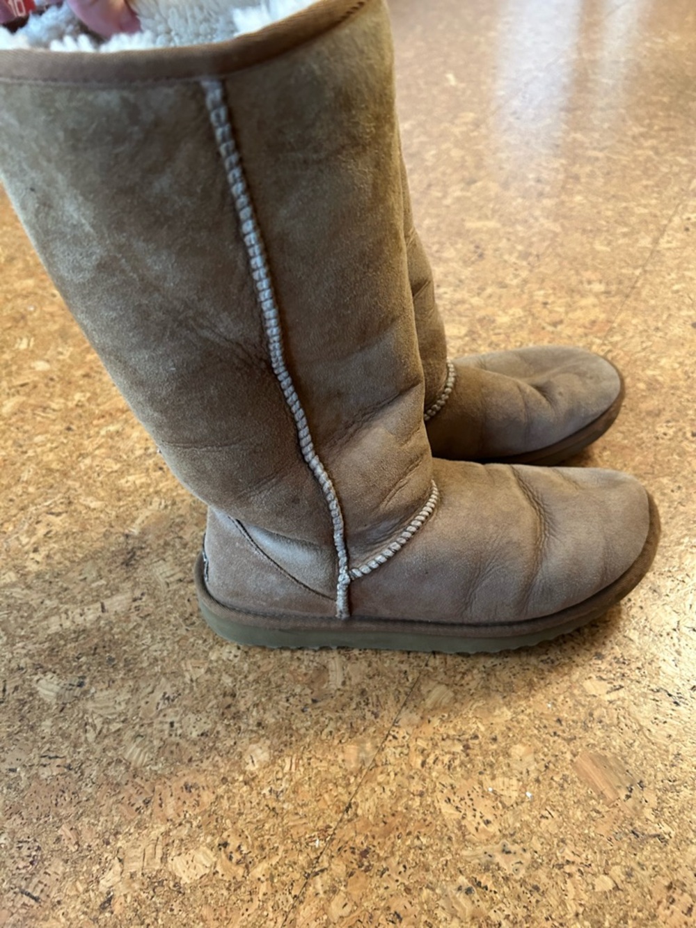 UGG Vintage Chestnut Suede Classic Tall Boots